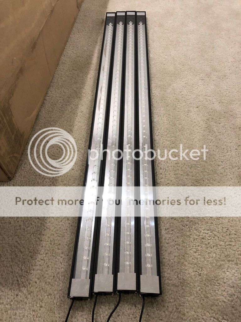 FS 48” ATI Sunpower 8 x 54W with 8 T5 bulbs & 48” Reef Brite Blue XHO